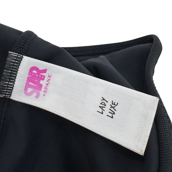 Spanx Shapewear Star Firm Control Lady Luxe Open-Bust‎ Mid-Thigh Body XL Black - Picture 7 of 9